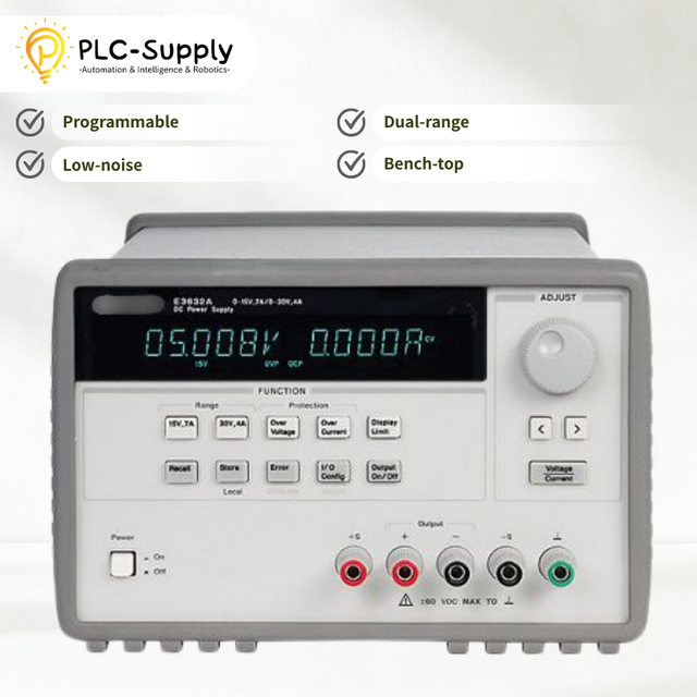 Power Supply E3632A Single Output DC Power Supply 160W 15V 7A 30V 4A Dual Range Programmable Bench