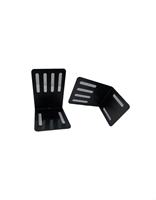 Support de fixation en acier renforcé personnalisable en forme de L pour plaque de couche fixe, connecteur de support triangulaire à angle droit de 90 degrés