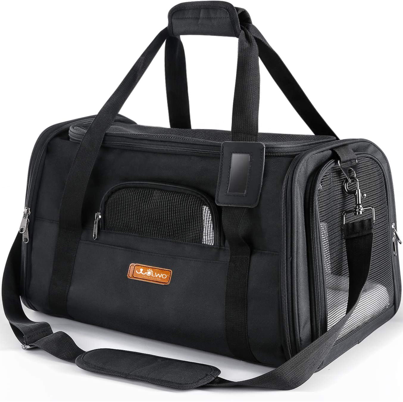 Переноска для домашних животных, переноска для кошек, складная мягкая с отражающей полосой сбоку