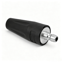 Buse turbo rotative à connexion rapide 1/4 pouce pour nettoyeur haute pression, remplacement de buse turbo rotative pour pistolet de lavage de voiture