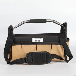 Sacs et étuis spéciaux en polyester durable, pliables, multi-poches, avec fermeture éclair, pour kit de tuyaux en acier portable de 16 pouces sur mesure - Product Image 1