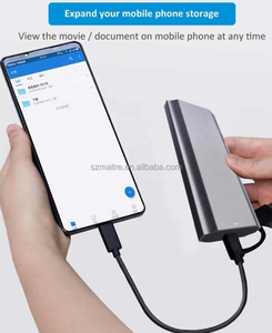 Neues Mobiles SSD-Gehäuse Dual-Protokoll NVMe SATA M.2 Aluminiumlegierung NGFF Externes Festplattengehäuse PC Laptop Typ-C 3.1 Schnittstelle - Product Image 3