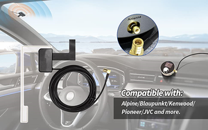 Phổ ăng ten xe với thoa FM & AM đài phát thanh tiếp nhận DIN đèn lồng cắm cho tất cả các loại xe - Product Image 5