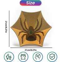 Jouet anti-stress imprimé en 3D pour adultes, toile d'araignée extensible avec poignées, jouet géométrique pliable pour soulager le stress