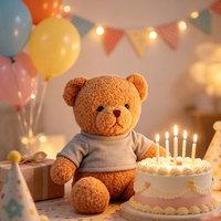 Personalisierte Teddybären mit Kapuzenpullover, Logo-Text, Blanko-Sublimations-Shirts, Bären-Sweater, Spielzeug, Geschenke, OEM, ODM