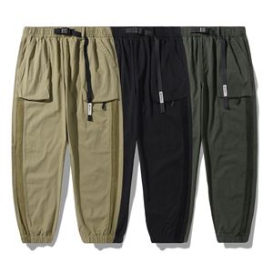 Sabin Hombres Retro Casual Jogger Pantalones de chándal 100% Algodón Cintura media Cómodo Ajuste holgado Lavado Estilo vintage Plano Servicio OEM - Product Image 4