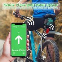 Réflecteurs de vélo cachés pour support AirTag, étui de suivi GPS antivol étanche pour VTT/trottinette/vélo électrique