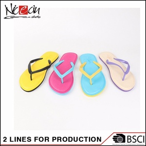 Nicecin China <b>Cheap</b> Blank Rubber Slippers Eva Slide for Woman Fuzhou Simple PE Sole <b>Flip</b> <b>Flops</b> - Product Image 5