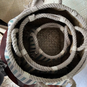 Durable High Quality Cotton Rope Cord <b>Woven</b> Linen Home Office <b>Storage</b> <b>Basket</b> for Daily Use - Product Image 1