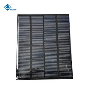 Lithium Battery Charger ZW-136110-18V Lightweight Solar PV Module 2W Customized Epoxy Solar Panels 18V