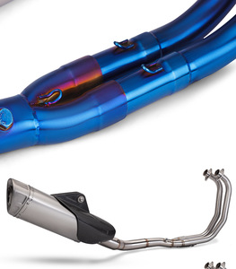 Sistema de Escape Completo para <span class=keywords><strong>Yamaha</strong></span> R25 R3 MT-03 2021-2024, Acero Inoxidable/Titanio, Ajuste Directo con Tornillos - Product Image 3