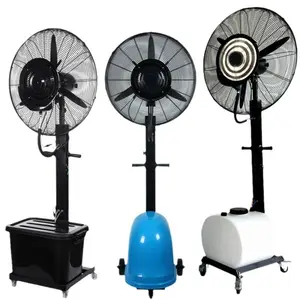 Spray industrial cooling fan outdoor humidifying centrifugal atomizing spray fan cooling floor spray fan