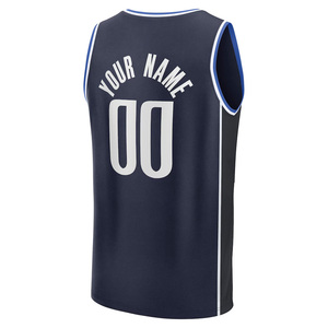 Dallas Jersey op maat gemaakte basketbalshirts voor heren, geborduurde jeugduniformen, sportkleding met logo, hot-press - Product Image 3