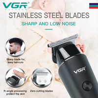 Tondeuse à cheveux électrique sans fil professionnelle VGR V-937 avec charge USB pour hommes