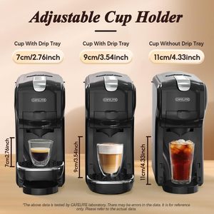 CAFELFFE MK-611 Cafetera Automática 3 en 1 para Cápsulas, Altura de Taza Ajustable, Máquina de Espresso Frío/Caliente, Compatible con Uso en Casa/Oficina - Product Image 4