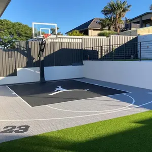 All'aperto Pickleball Roller Skate basket campo sportivo modulare pavimento in plastica con <span class=keywords><strong>linea</strong></span> di marcatura - Product Image 5