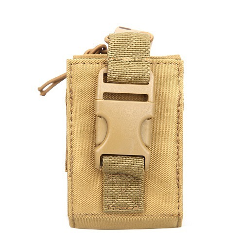 Tactical Molle Radio Pouch 600D Nylon Universal Radio Pouch Elastic Walkie Talkies Holder