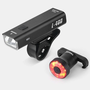 Feux <span class=keywords><strong>de</strong></span> vélo solaires TOSUOD pour la conduite <span class=keywords><strong>de</strong></span> nuit sur route et VTT – Phare avant et feu arrière haute luminosité – Équipement cycliste - Product Image 5
