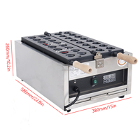 Gaufrier professionnel Intelligent Mini Hearts 16 gaufres en forme de coeur pour Restaurant boulangeries Snack Bar