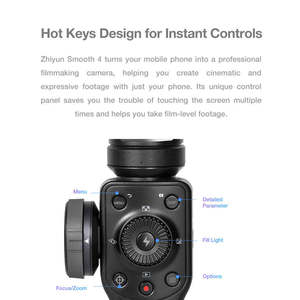 <span class=keywords><strong>Estabilizador</strong></span> de Gimbal para Teléfono Inteligente <span class=keywords><strong>Zhiyun</strong></span> <span class=keywords><strong>Smooth</strong></span> <span class=keywords><strong>4</strong></span> de 3 Ejes para Grabación de Video en Vivo, Vlogs y Youtubers con Teléfonos Android - Product Image 4