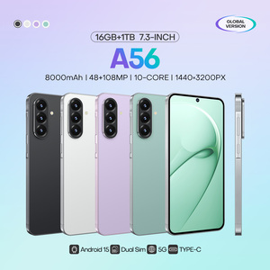 Nhà Máy Trực Tiếp A56 Dual Nano <span class=keywords><strong>Sim</strong></span> + <span class=keywords><strong>Sim</strong></span> 5G Toàn Cầu Ban Nhạc 7.3 ''Amoled 16 + 1Tb 8 Gen3 8000MAh 5G Điện Thoại Thông Minh Điện Thoại Di Động Điện Thoại Di Động - Product Image 5