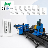 Machine de profilage à grande vitesse pour canaux Unistrut solaires, moteur et engrenage pour la fabrication continue de profilés Unistrut, facile à utiliser