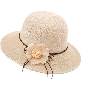 Usine En Gros En Plein Air Fleur Seau Chapeau UV Protection Solaire À Large Bord Femme Casquette De Pêche Camp Caps - Product Image 6