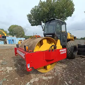 Hot Selling Used Road Roller Powerful Dynapac CA301D Secondhand Vibratory Soil Compactors Used Single Drum Roller Fast Shipping