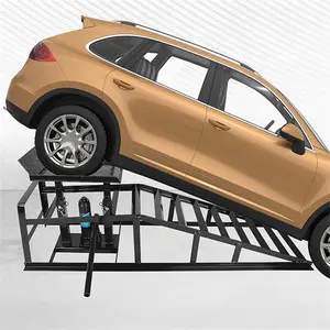 Factory Hot Sale Hydraulic Vehicle Ramp 2 T Capacity Portable Auto Repair Durable Ramps