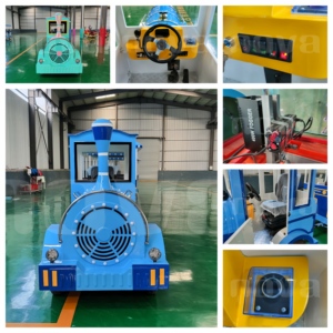 Train touristique sans rail électrique à batterie Nova Rides <span class=keywords><strong>ST</strong></span>-28-BG, manège d'attraction, trains Dotto touristiques à <span class=keywords><strong>vendre</strong></span> - Product Image 4