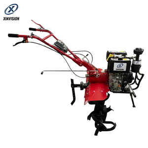 <span class=keywords><strong>Motoculteur</strong></span> diesel 8 kW à démarrage électrique 190FA 12 CV, entraînement par engrenages, profondeur de travail maximale 1350 mm, professionnel, avec plateau <span class=keywords><strong>pour</strong></span> batterie - Product Image 2
