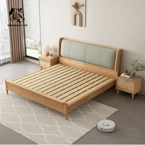 factory direct sale great price customized huge stock eco-friendly 1.8m king <b>bed</b> new design bedroom furniture wood king <b>size</b> <b>bed</b> - Product Image 3