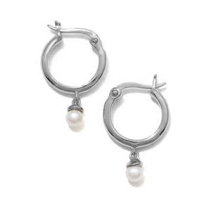 2025 fabricant en gros nouvelle haute qualité Fine mode femmes boucles d'oreilles 925 argent petites boucles d'oreilles perle blanche - Product Image 5