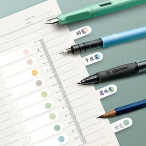 Onglets Morandi Writable Page Flags Marker Repositionable Page Makers for Books File Notebook Classification - Product Image 4