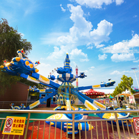 Manège auto-volant pour enfants, équipement d'attraction de parc d'attractions extérieur, divertissement familial interactif et passionnant