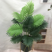 Tanaman Palem Buatan 82cm 18 Daun, Tanaman Daun Palem untuk Rumah dan Kantor