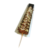 Emballages personnalisés en papier pour hamburgers, hot-dogs, frites, gâteaux, gaufres, bâtonnets, pliables, recyclables, taille personnalisée, gaufrage, sushis, aliments pour bébés