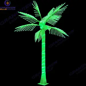 Fabrik Großhandel 3 Meter 24V RGB künstliche Baum Licht LED Coconut PalmTree Lichter