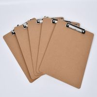 Clips pour documents en bois A4, dossiers de prise de notes de bureau, clips papillon, supports pour blocs-notes, clips pour menu, supports pour croquis rapides