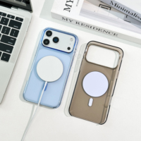Bon prix pour coque de téléphone magnétique givrée 18 Pro Max pour iPhone 17 Air 16 15 14 13 Plus avec boîte d'emballage