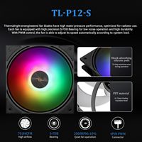 Sistema de Refrigeración Líquida para PC Thermalright Black ARGB 240 con Pantalla LCD IPS de 320 * 240 de Resolución