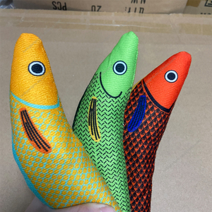 New <span class=keywords><strong>Pet</strong></span> Cat InteractiveToys 2025 Simulación 3D Fish <span class=keywords><strong>Catnip</strong></span> Peluche de juguete - Product Image 5