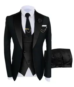 Оптовые продажи 4xl костюм terno-Костюм мужской из двух предметов, облегающий комплект из 3 предметов, с заостренным лацканом, для свадьбы, выпускного вечера