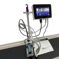 Imprimante jet d'encre automatique en ligne Yaomatec YMZ150P argentée, machine de codage thermique TIJ, ligne de production, contrôle par écran tactile pour Flex