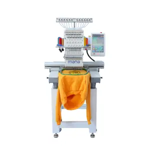 hot sale 1 head embroidery machine computer embroidery machine single head hat t-shirt embroidery machine for home and business