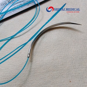 Wholesale <strong>Medical</strong> Surgical <strong>Suture</strong> Needle Nylon <strong>Thread</strong> Size 75cm Needle Shape - Product Image 3