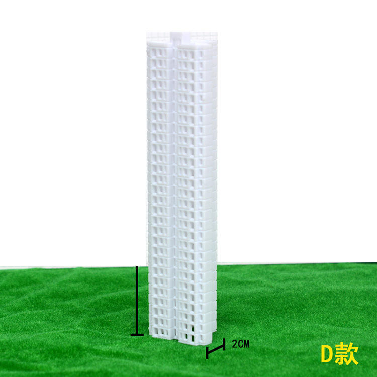 High Rise Building Model Mini Miniature High-rise Building Model, Micro Landscape Plastic Residential ...