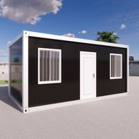 Maison préfabriquée en conteneur de 40 pieds à assembler rapidement, maisons en conteneurs en kit, maison modulaire en conteneur avec salle de bain et cuisine