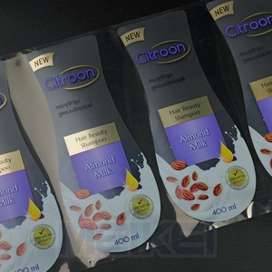 Vinyl không thấm nước dầu gội nhãn Sticker Matte trong suốt lá vàng Logo letterpress in ấn nhãn cuộn cho dầu gội đầu - Product Image 3