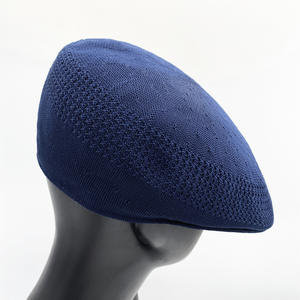 맞춤 자수 클래식 핫 세일 플랫 탑 아이비 캡 여름 남성 골프 스포츠 캡 유니섹스 니트 폴리에스터 통기성 베레모 - Product Image 6